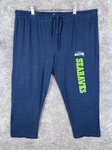 Seattle Seahawks Pajama Pants Mens Extra Large Blue  Sleepwear NFL Team Apparel Cover