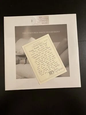 IN HAND w/ SIGNED RSD NOTE Taylor Swift The Tortured Poets Department Vinyl - Image 1 of 4