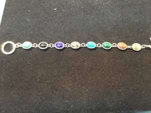 8 in. PULSERA ESTERLINA MULTI PIEDRA - Imagen 1 de 10