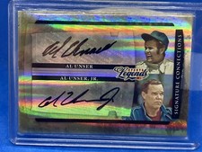 Al Unser & Jr Donruss 2008 Sports Legends Dual Signature Connections Auto /100