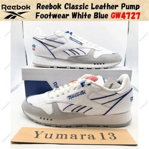 Reebok Classic Leather Pump Footwear blanco azul GW4727 talla para hombre - Imagen 1 de 17