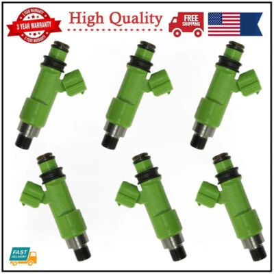 6x Inyector de combustible 16611AA740 para Subaru Legacy 3,6 L H6 2010 2011 2012 2013 FJ1079 Foto 1 de 4