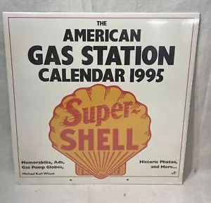 Calendario de gasolinera Shell 1995 coleccionable vintage A9 - Imagen 1 de 2