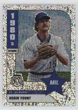 2022 Panini Mosaic 1980's Stars White Sparkle Mosaic Prizm Robin Yount #288 HOF