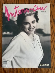 INTERVIEW Magazine May 1989 Madonna WINONA RYDER Diane Arbus and Alice Neel ad - Picture 1 of 13