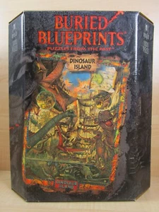 BURIED BLUEPRINTS puzzle DINOSAUR ISLAND 1000 pcs - Picture 1 of 6