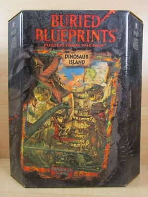BURIED BLUEPRINTS puzzle DINOSAUR ISLAND 1000 pcs - Image 1 of 4