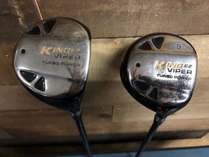 USED Short Senior Mens King EZ Viper #3, 5 Wood Golf Clubs Graphite 5720-KEZF - Picture 1 of 11