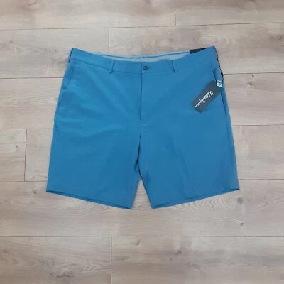 Walter Hagen Men's 42 Performance 11 Golf Short Micro Blue Lines 9" Inseam New - Image 1 of 4