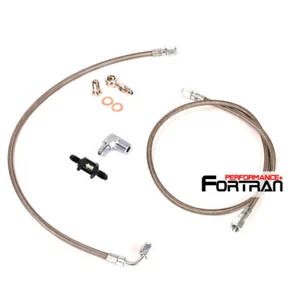 Kit linea alimentazione olio turbo adatto a Mitsubishi DSM 2G Eclipse EVO 1-3 T25 da filtro - Foto 1 di 2