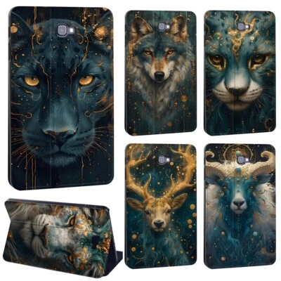 Custodia in pelle supporto cover per Samsung Galaxy A6 E 9,6" S4 S5e S6 S7 S8 S9 A7 A8 A9