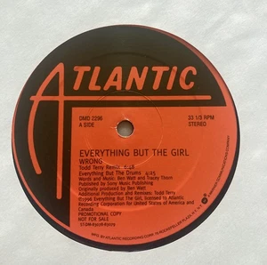 Everything But The Girl - Wrong (Remixes). 2x12”. Deep dish. NM Unplayed - Picture 1 of 3