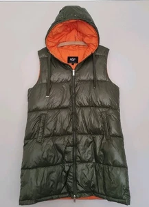 Rino & Pelle Damen Weste olivgrün mit Kapuze wattiert Größe 44 TOP - Bild 1 von 19