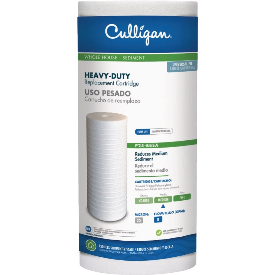 Culligan Heavy Duty Whole House Water Filter Cartridge P25-BBSA Culligan - Image 1 of 1