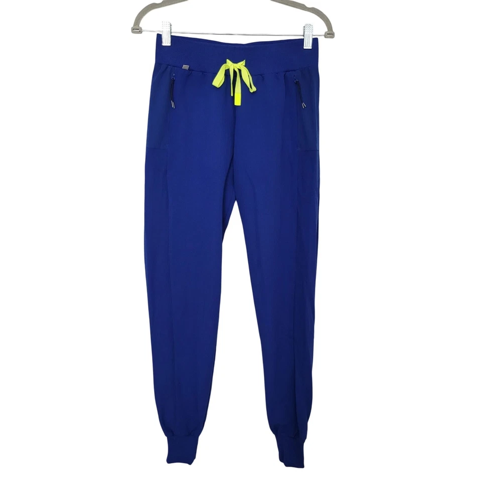 Figs XXS Electric Blue Boston Slim Jogger Scrub Pants