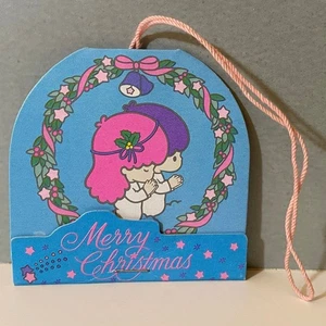 Vintage Sanrio 1976 Little Twin Stars Mini Stickerbuch Weihnachtsschmuck - Bild 1 von 7