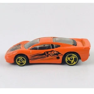 Hot Wheels 1992 Orange Jaguar Xj220 Die Cast Metal Mattel 90s Rare Cougar - Bild 1 von 8