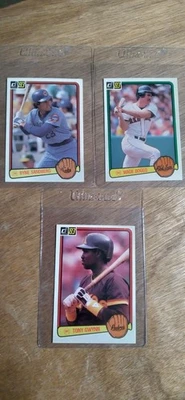 1983 Donruss Тони Гвинн Райн Сэндберг Уэйд Боггс дебютант карты ExMt ⚾ HOFers - Изображение 1 из 4
