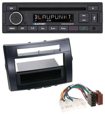Blaupunkt USB MP3 Bluetooth DAB CD Autoradio für Toyota Corolla Verso 04-09 schw - Bild 1 von 4