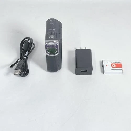 SONY HDR-GW77V Black Handycam Digital HD Camcorder Waterproof 16GB w/Battery - Image 1 of 4