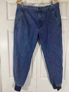 Levis Mens 34x30 Blue Jogger Tapered Pants Casual all cotton - Picture 1 of 8