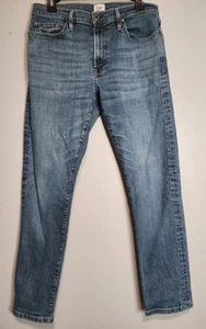 Flint and Tinder Jeans Mens 32x30 Blue Slim Fit Denim Cotton Blend Made USA - Picture 1 of 9