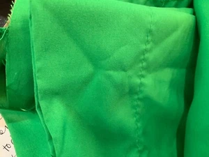 Used Green Screen Back Drop - Cloth 9 feet x 9 feet for Photo Video Home Studio  - Picture 1 of 9
