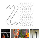30pcs 12cm Stainless Steel Meat Hooks for BBQ and Meat Processing-IF