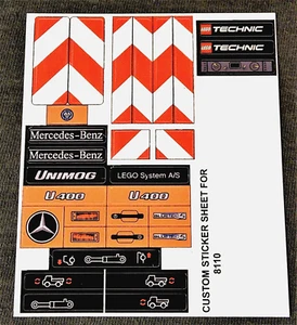 Custom Aufkleber für 8110 Replacement Sticker - Bild 1 von 1