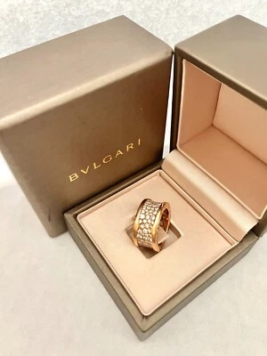 Auténtico 寶格麗灣 零1戒指玫瑰金 (de segunda mano, brillo perfecto) Talla 50  Foto 1 de 4