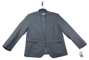 Bar III Blazer Womens Size Large Gray Long Sleeve Open Front Pockets New - Picture 1 of 8