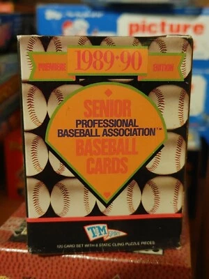 1989-90 Premier Edition Senior Professional Baseball Association Baseball Cards - Image 1 of 3
