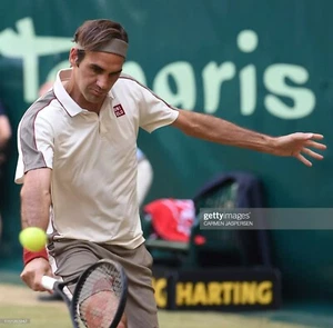 [New] Uniqlo Roger Federer 2019 French Open Polo Shirts Shorts Set  XL (US L) - Picture 1 of 12