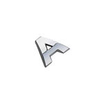 Diy 3D Chrome Metal Letter Number Logo Car Auto Sticker Body Emblem Badge Decal