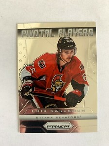 2013-14 Panini Prizm Pivotal Players #PP20 Erik Karlsson - Ottawa Senators