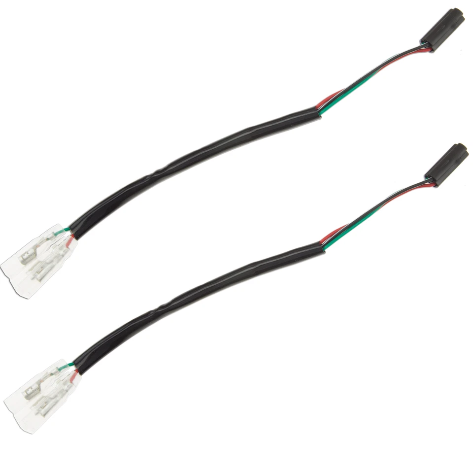 子弹 3 管圆形适用于铃木 GSXR 600 750 2x 转向信号适配器插头闪烁器 — 第 1/2 张图片