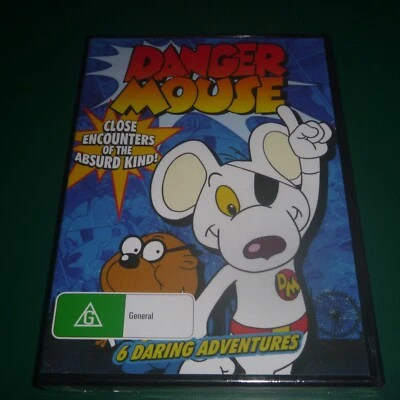 Danger Mouse - 6 Daring Adventures DVD - NEW & SEALED All Regions - image 1 of 3
