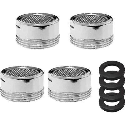 4 Stück Strahlregler M28 Wasserhahn Außengewinde Sieb Perlator Einsatz Mischdüse - Bild 1 von 4