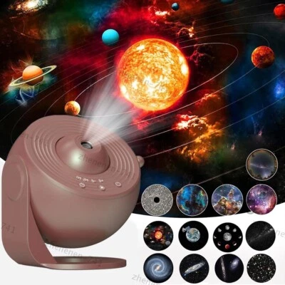 13 in 1 LED Galaxy Projektor Nachtlichter Sternenhimmel Lampe Nebula Starry Erde - Bild 1 von 4