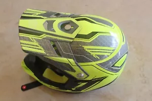 Zox Neon Hi-Viz Casco Amarillo Adulto Tamaño XS Motocross Dirtbike ATV MX 3095 Z1 - Imagen 1 de 10