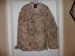 USMC MARPAT DESERT CAMO BLOUSE SHIRT - MED-REG - UNUSED - Free Shipping - Picture 1 of 4