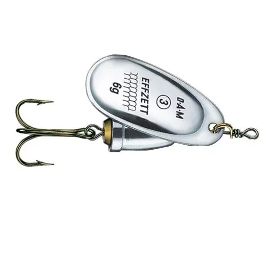 DAM Effzett Executor Gr. 4 / 8g FZ Spinner Natural 3D Silber Kunstköder - Bild 1 von 1