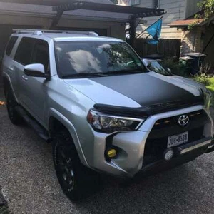 ✔️ Hood decal for Toyota 4Runner 2010-2022 SOLID matte black - Picture 1 of 2