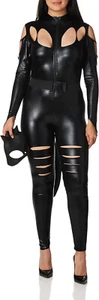 Dreamgirl Adult Catwoman Costume Womens Catsuit Halloween Costume - X-Large - Picture 1 of 3