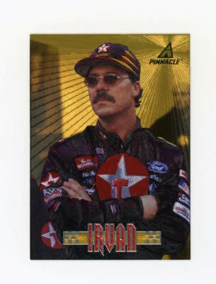 Ernie Irvan 1997 Pinnacle Trophy Collection Dufex Gold Foil Parallel Insert #28 - Image 1 of 2