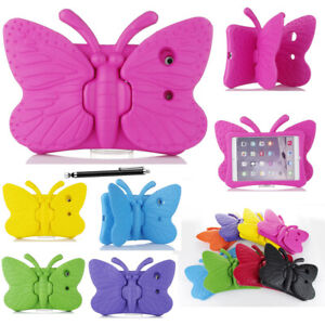 Butterfly Kids Shock proof Foam Cover Case For Samsung Galaxy Tab A 3 4 J Tablet