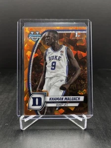 2024-25 Bowman Chrome Sapphire U Basketball Khaman Maluach 1st Orange 04/25 #46 - Bild 1 von 2