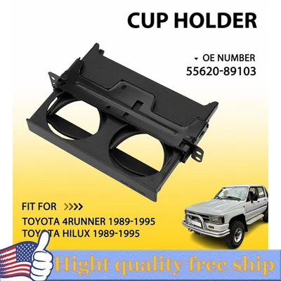 Portavasos panel de instrumentos para camioneta Toyota 1989-95 4Runner Hilux 55620-89103 Foto 1 de 4