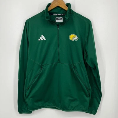 Adidas Concordia University Irvine 1/2 Cremallera Pullover Sudadera Para Hombre L Verde CUI Foto 1 de 4