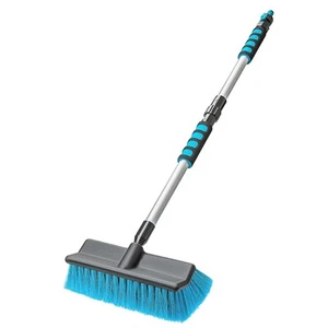 Car Wash Brush with 50'' Long Handle, Car Cleaning Brush with Hose Attachment... - Picture 1 of 6